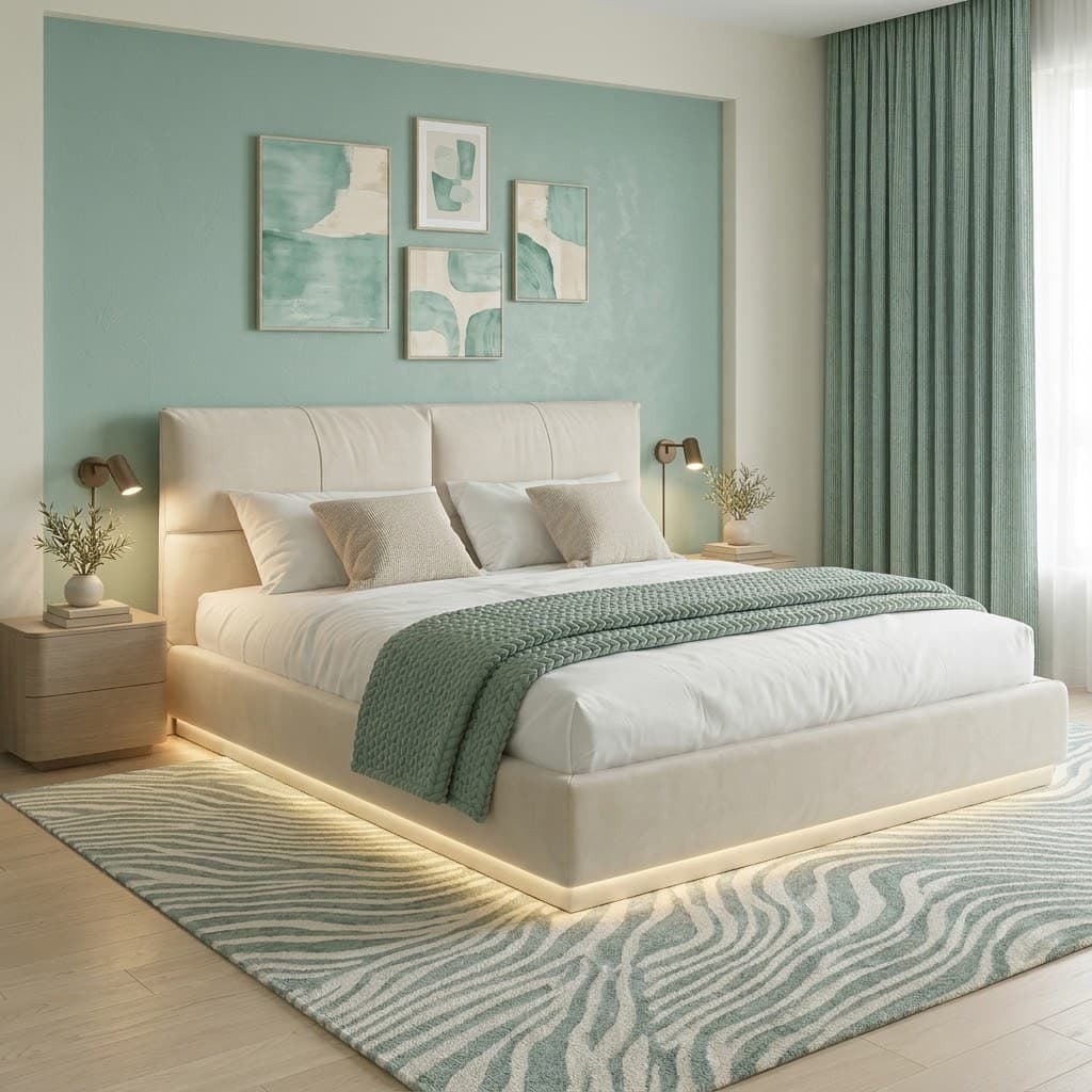 Bed Solid wood multiple sizes — modern luxury furniture | Thunder