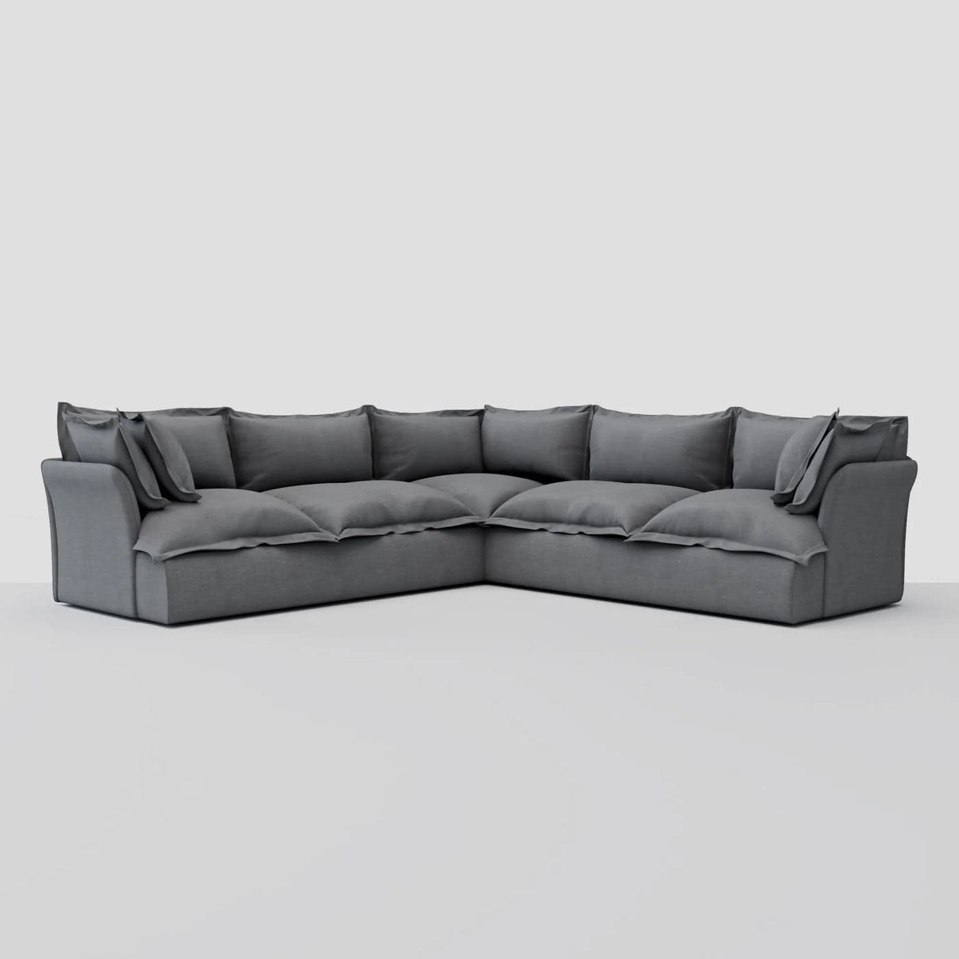 ركنة - أبيض مغسول كتان THR-0449 3