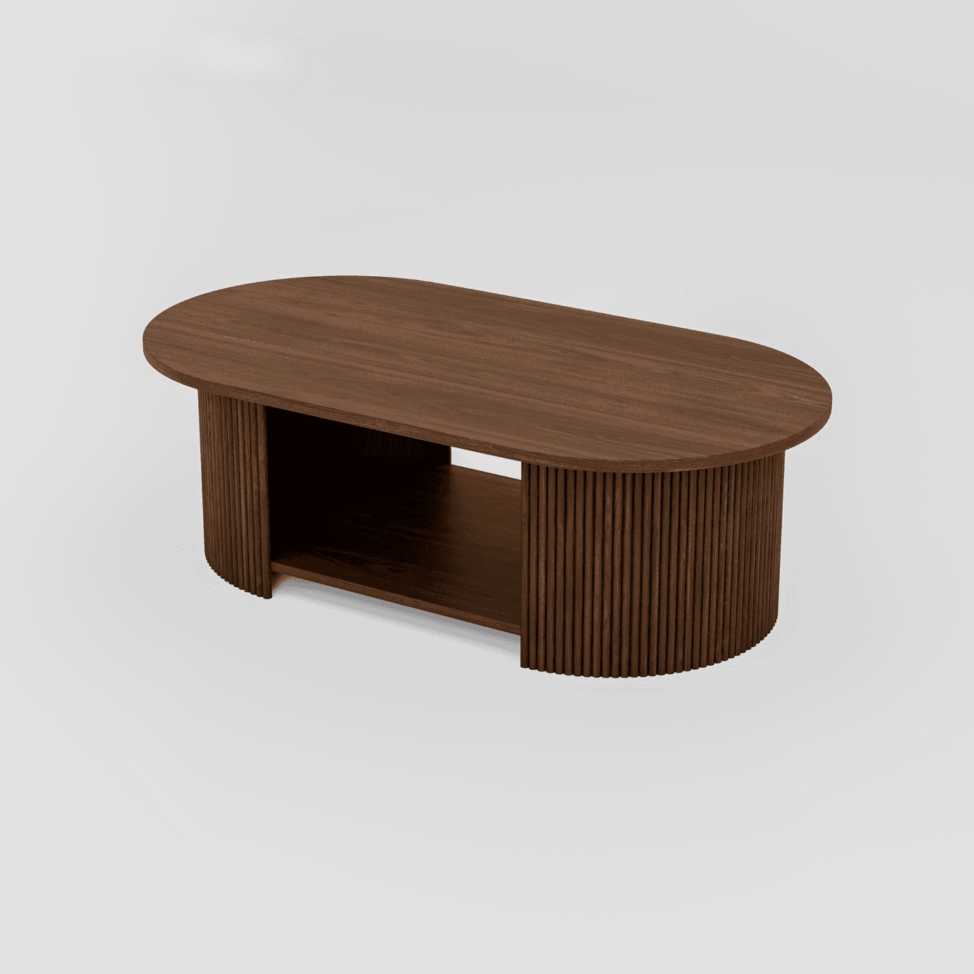 طاولة قهوة - أبيض مغسول كتان THR-0459 3