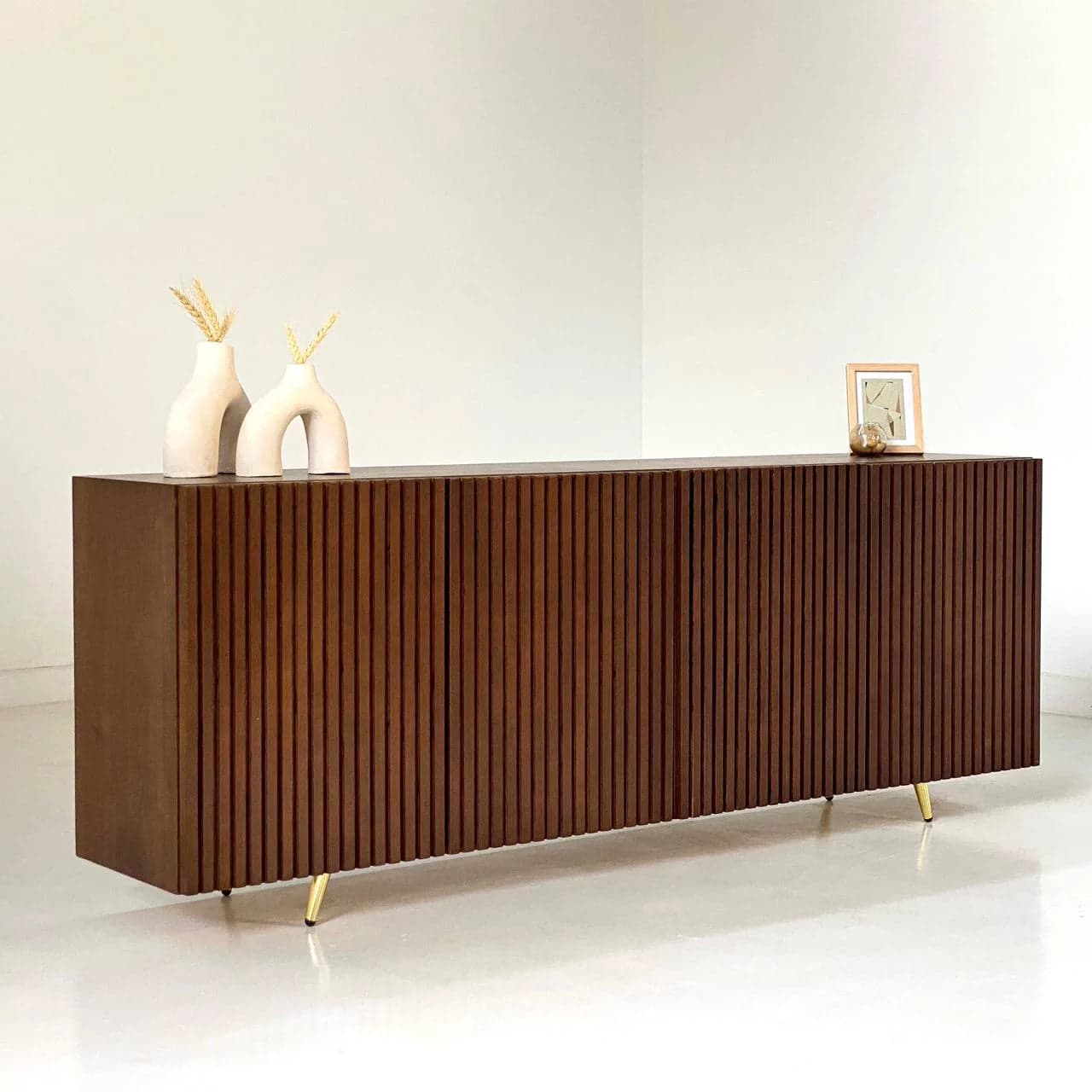 بوفيه - أبيض مغسول كتان THR-0164 2