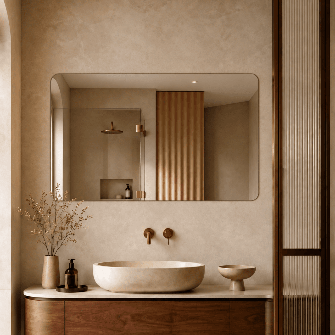 تسريحة - أبيض مغسول كتان THR-0244 2