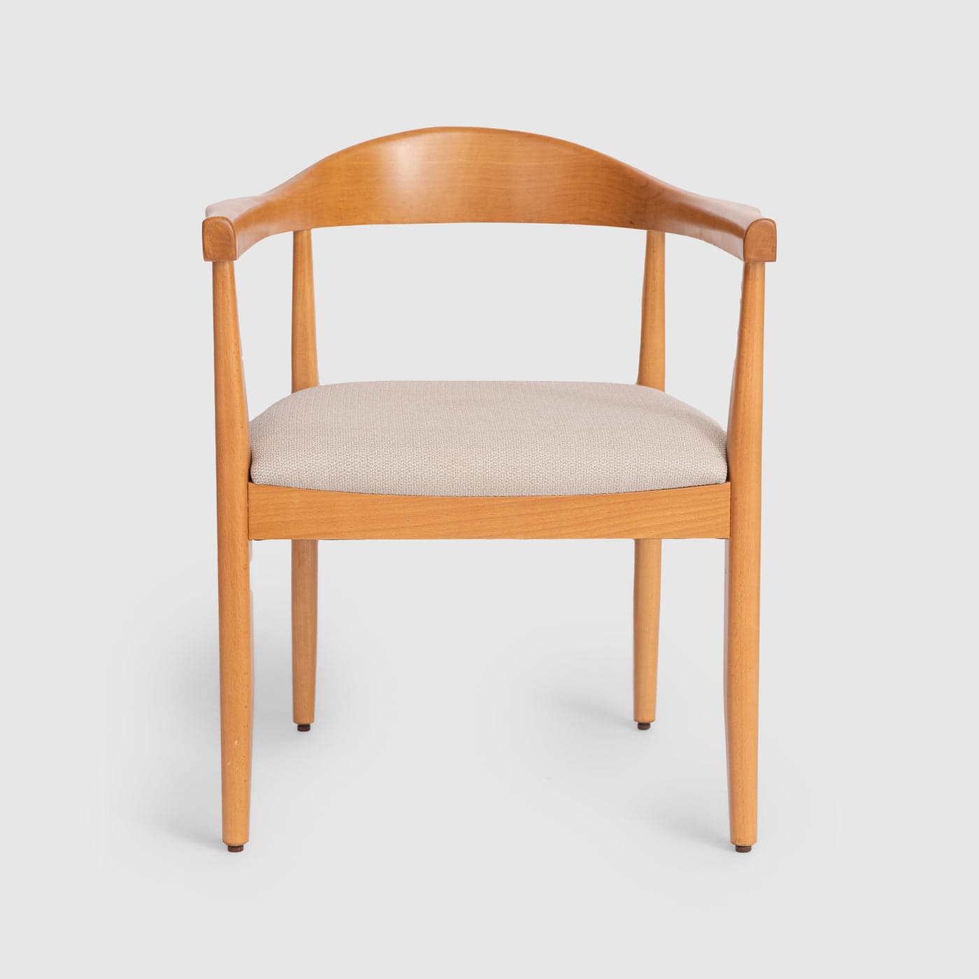 كرسي بار - أبيض مغسول كتان THR-0344 — أثاث مودرن فاخر | ثاندر